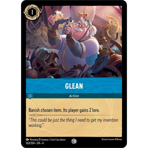 Glean - 163/204 Common Disney Lorcana card from Ursula's Return, Near Mint Normal