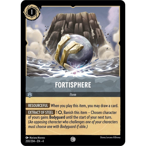 Fortisphere - 200/204 Common Disney Lorcana card from Ursula's Return, Near Mint Normal