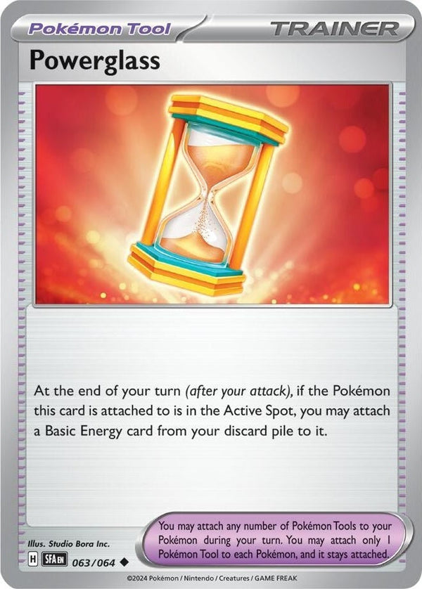 Powerglass - 063/064 Uncommon Pokémon card from Shrouded Fable, Near Mint Normal