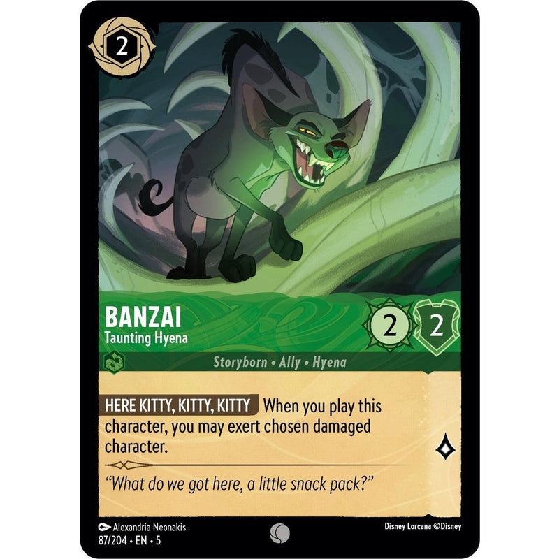 Banzai - Taunting Hyena
