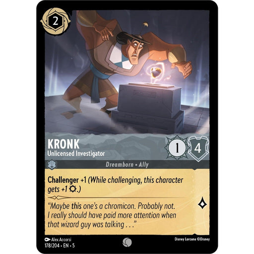 Kronk - Unlicensed Investigator