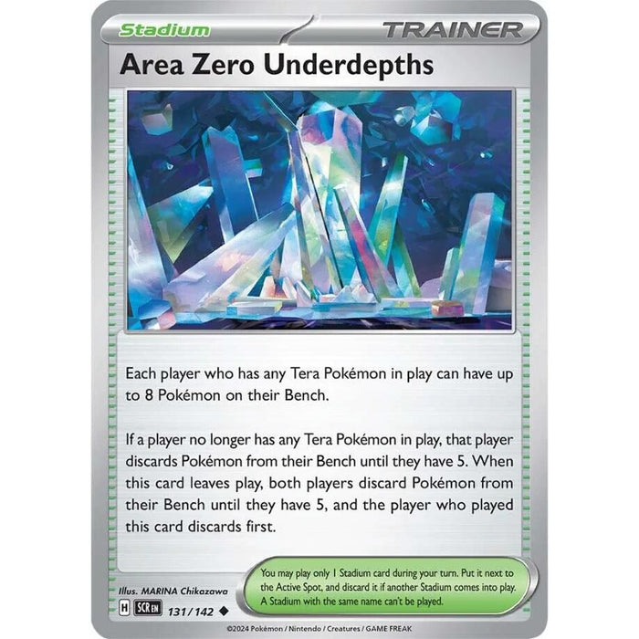 Area Zero Underdepths - 131/142