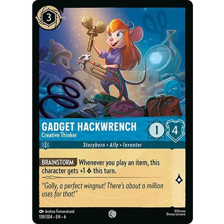 Gadget Hackwrench - Creative Thinker