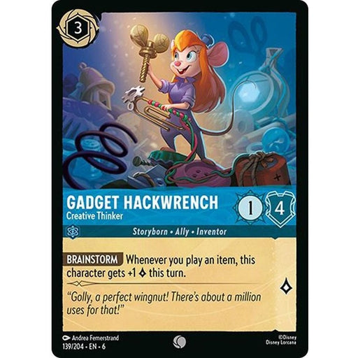 Gadget Hackwrench - Creative Thinker