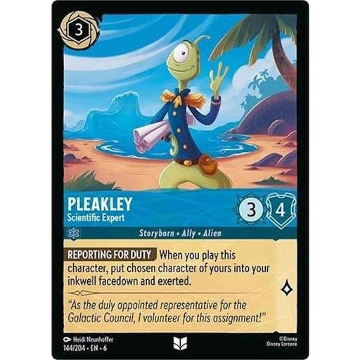 Pleakley - Scientific Expert