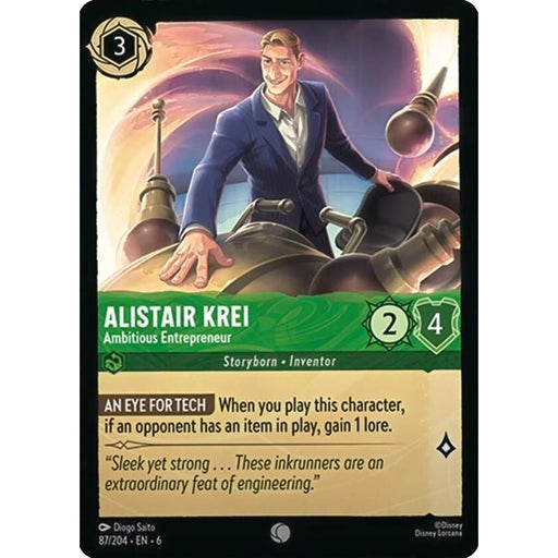 Alistair Krei - Ambitious Entrepreneur