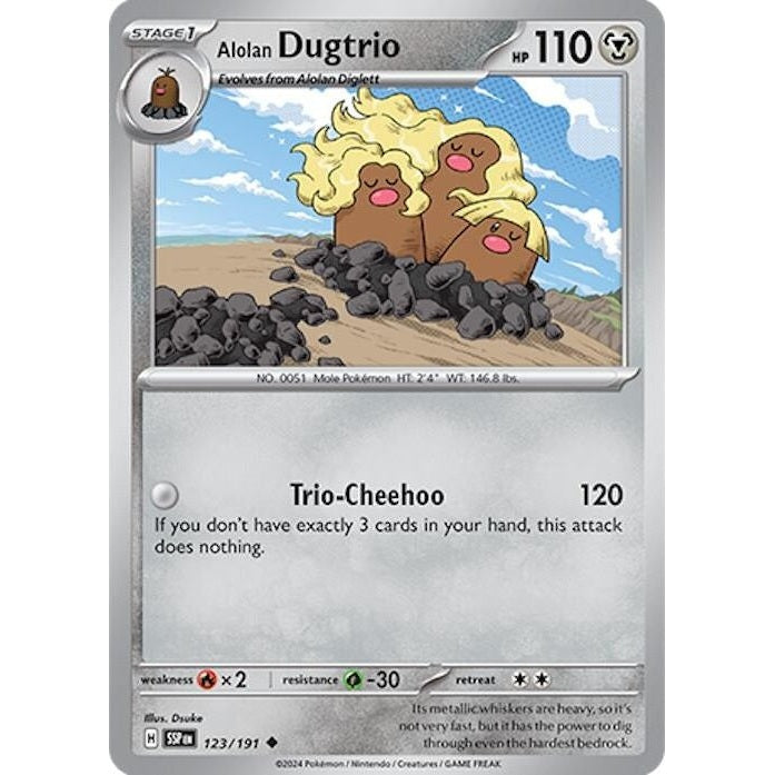 Alolan Dugtrio - 123/191 [SSP - 123/191]
