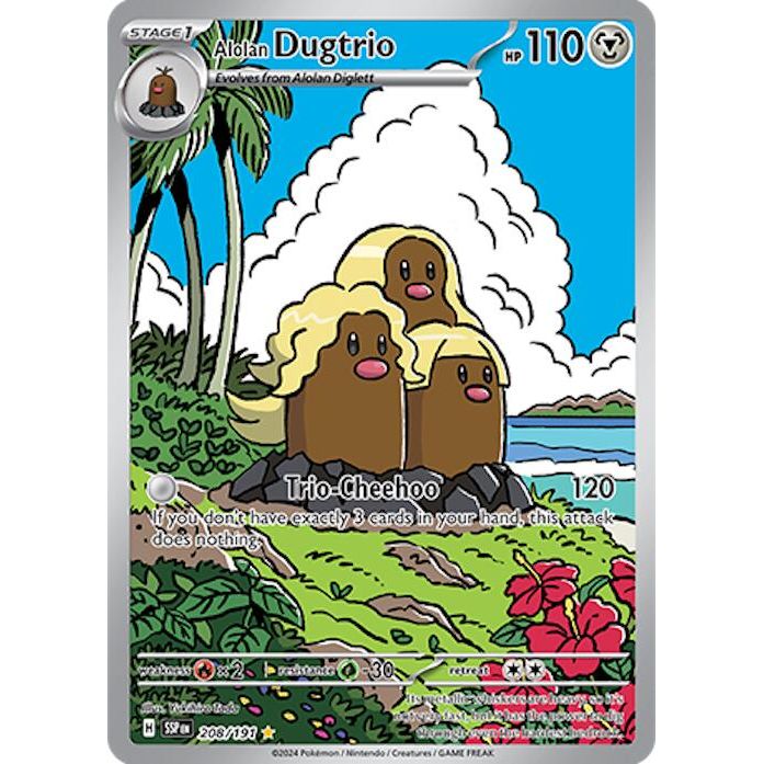 Alolan Dugtrio - 208/191 [SSP - 208/191]
