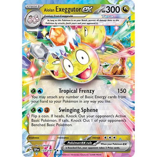 Alolan Exeggutor ex - 133/191