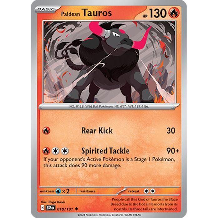Paldean Tauros - 018/191 [SSP - 018/191]