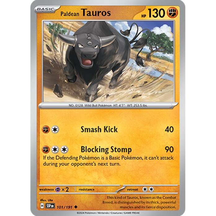 Paldean Tauros - 101/191