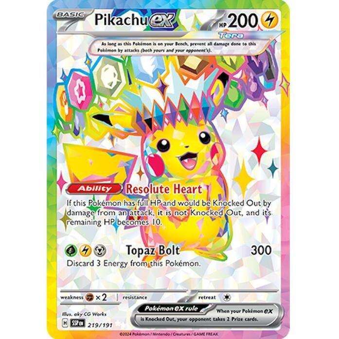 Pikachu ex - 219/191 [SSP - 219/191]