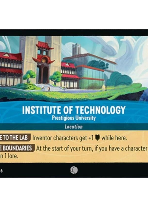 Institute of Technology - Prestigious University - 170/204 Common Disney Lorcana card from Azurite Sea, Near Mint Normal