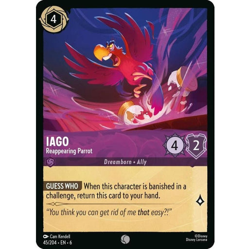 Iago - Reappearing Parrot