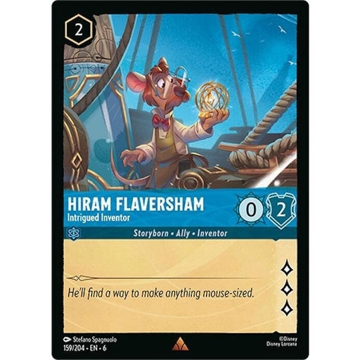 Hiram Flaversham - Intrigued Inventor