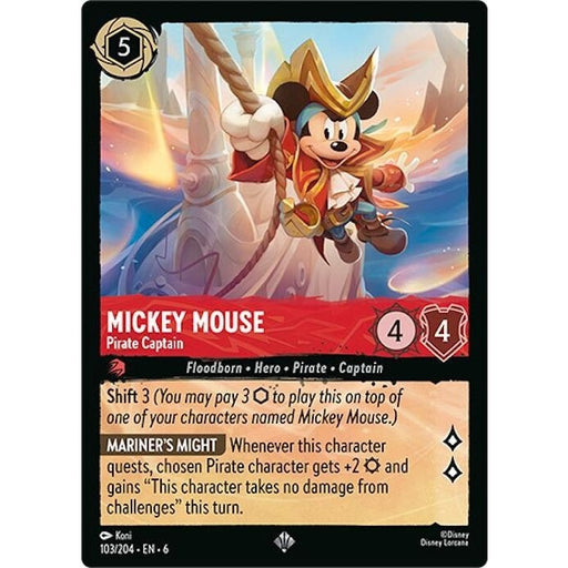 Mickey Mouse - Pirate Captain