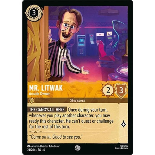 Mr. Litwak - Arcade Owner