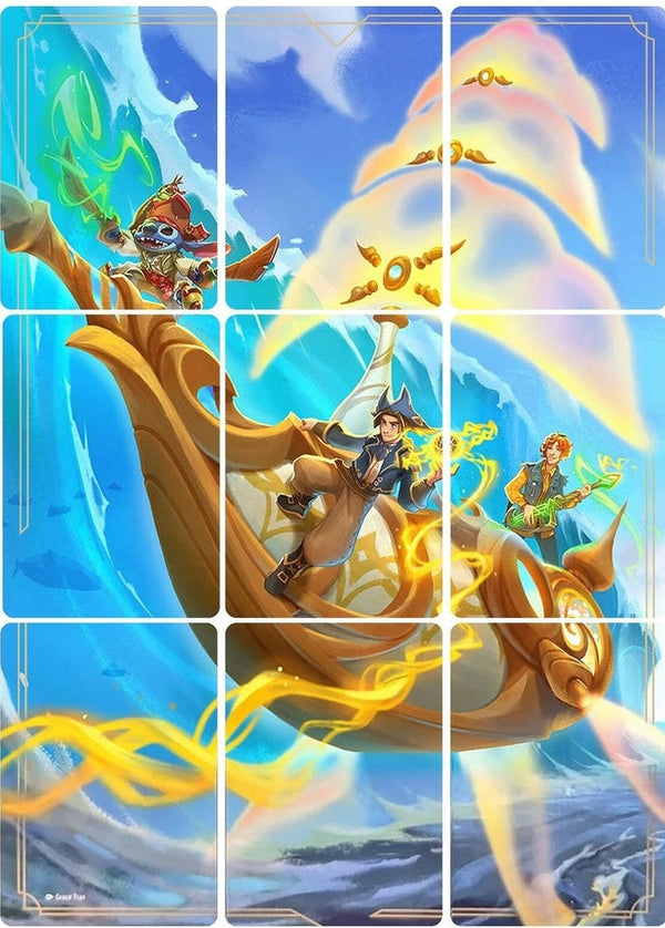 Azurite Sea Puzzle Insert (Set of 9) -  None Disney Lorcana card from Azurite Sea, Near Mint Normal