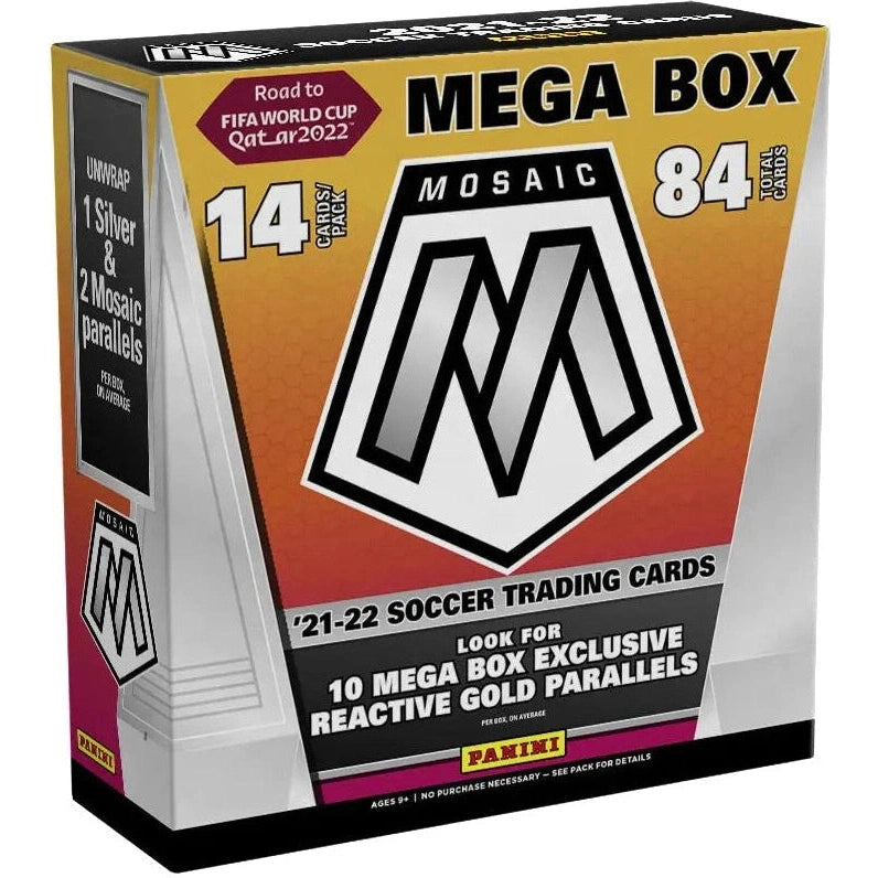 2021-22 Panini Mosaic Road to World Cup Soccer Mega Box