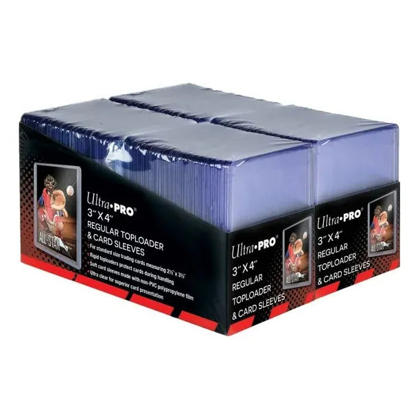 Ultra Pro 3 inch x 4 inch Toploaders and Clear Sleeves for Collectible Trading Cards (200 ct.)