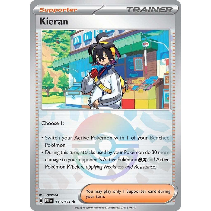 Kieran - 113/131 (Poke Ball Pattern) [PRE - 113/131]