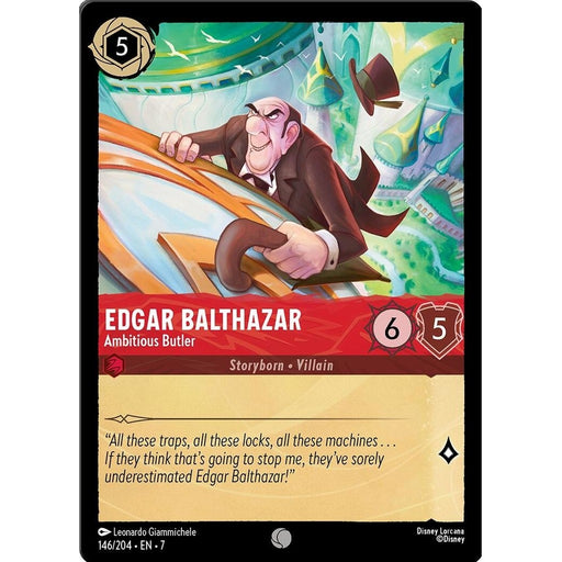 Edgar Balthazar - Ambitious Butler
