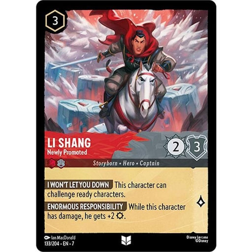 Li Shang - Newly Promoted