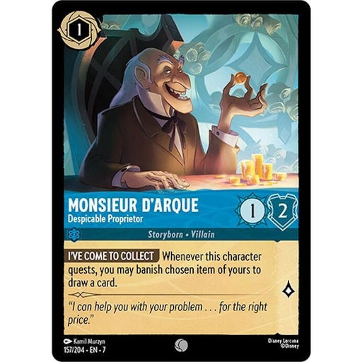 Monsieur D'Arque - Despicable Proprietor