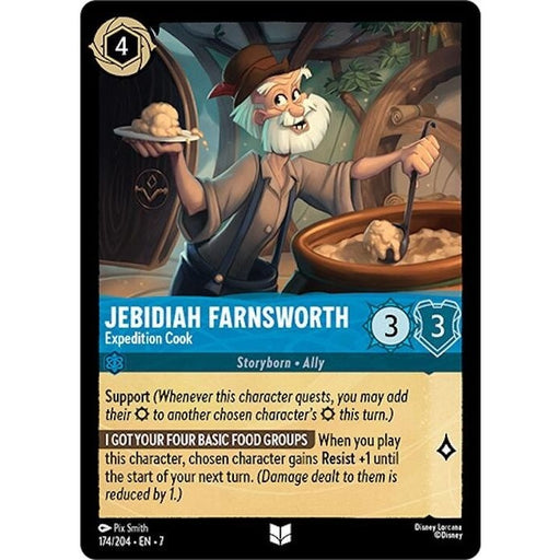 Jebidiah Farnsworth - Expedition Cook