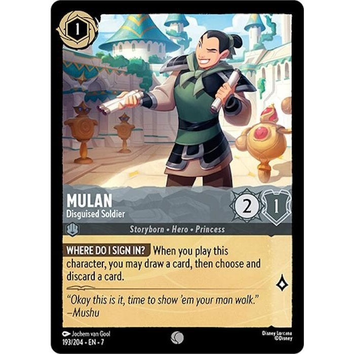 Mulan - Disguised Soldier