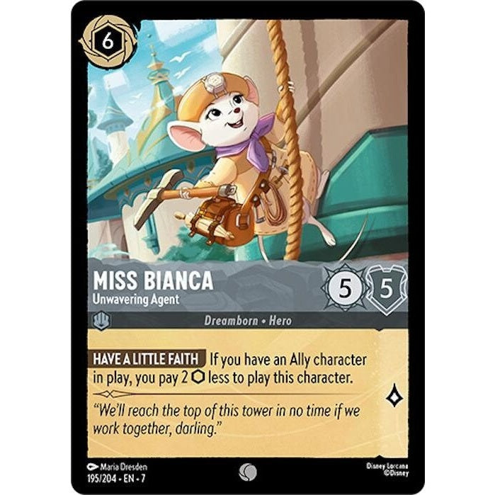 Miss Bianca - Unwavering Agent
