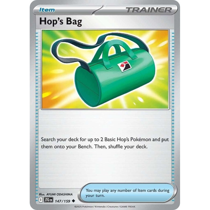 Hop's Bag - 147/159 Uncommon Pokémon card from Journey Together, Near Mint Normal