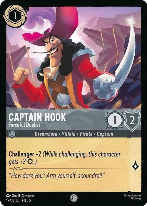 Captain Hook - Forceful Duelist [8 - 186/204]
