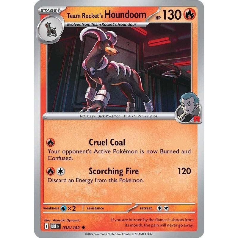 Team Rocket's Houndoom - 038/182