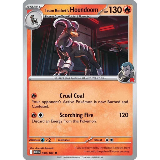 Team Rocket's Houndoom - 038/182