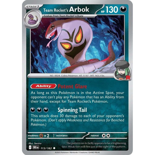 Team Rocket's Arbok