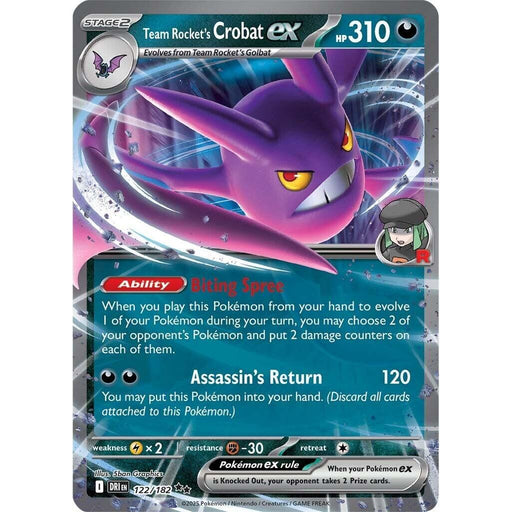 Team Rocket's Crobat ex - 122/182