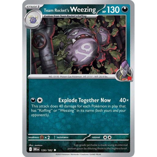 Team Rocket's Weezing - 126/182