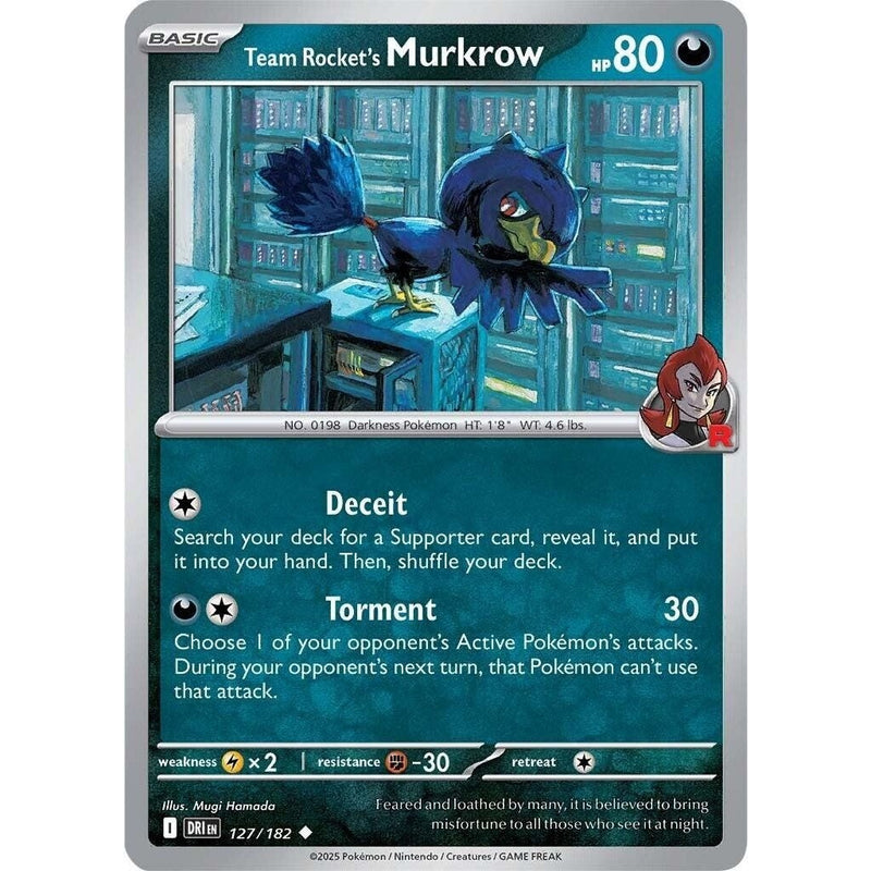 Team Rocket's Murkrow - 127/182