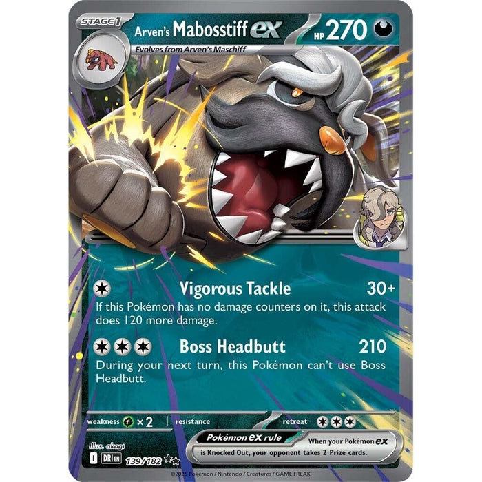 Arven's Mabosstiff ex - 139/182 [DRI - 139/182]