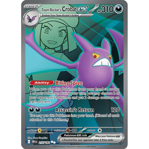 Team Rocket's Crobat ex - 217/182