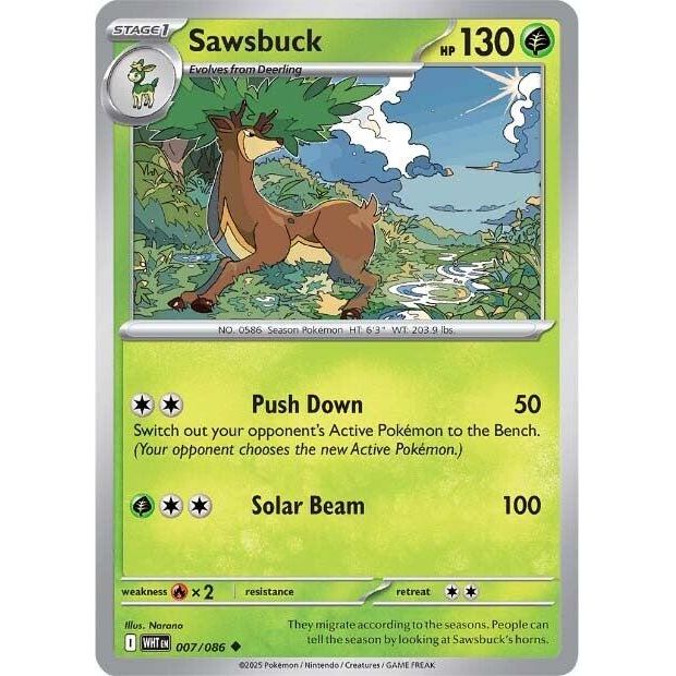 Sawsbuck [WHT - 007/086]