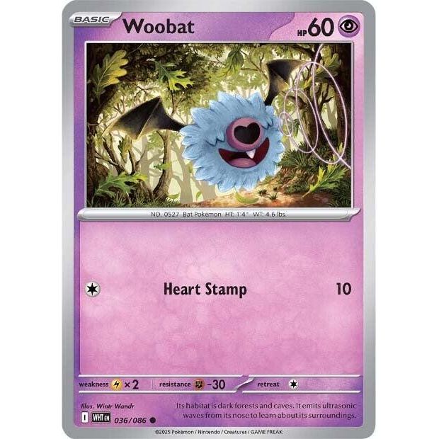 Woobat [WHT - 036/086]