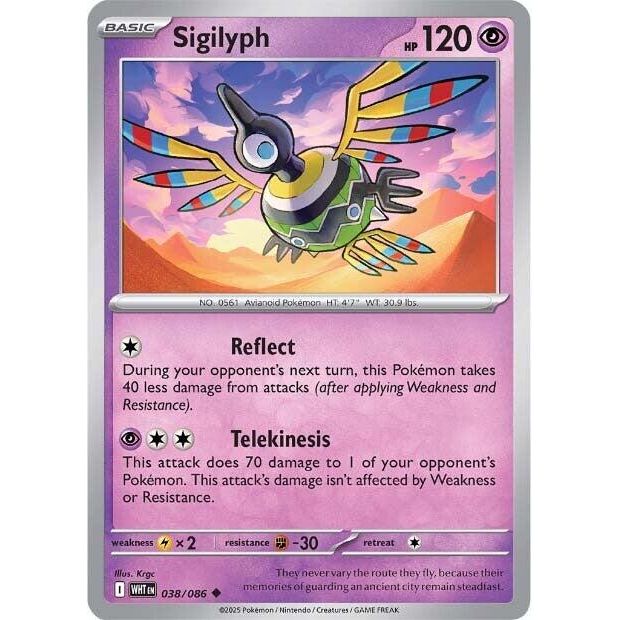 Sigilyph [WHT - 038/086]