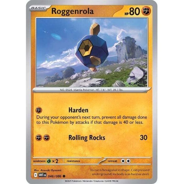 Roggenrola [WHT - 046/086]