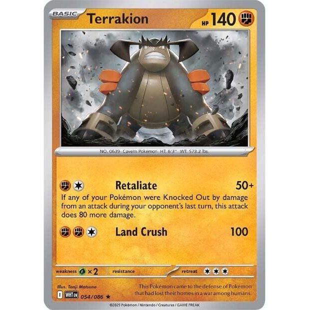 Terrakion [WHT - 054/086]