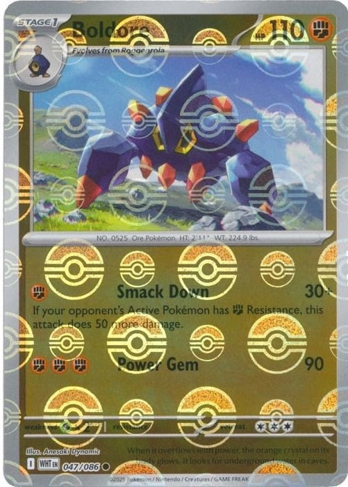 Boldore (Poke Ball Pattern)