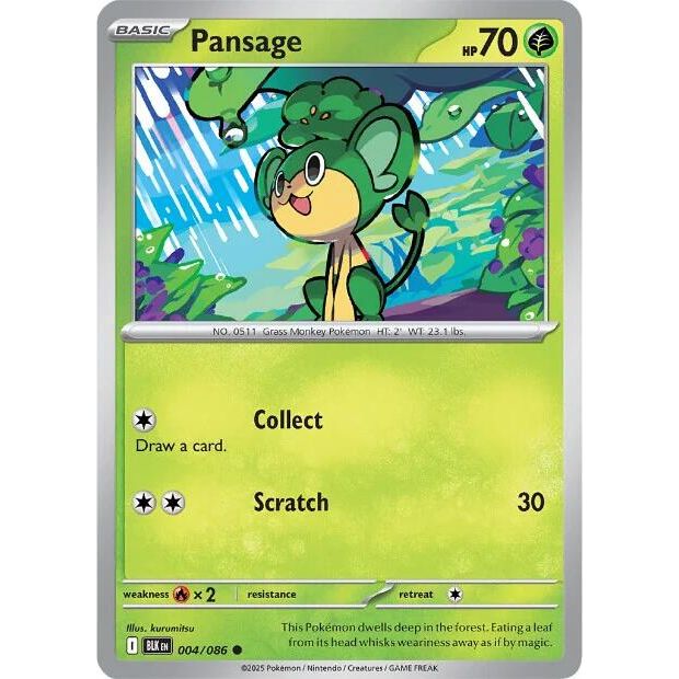 Pansage [BLK - 004/086]