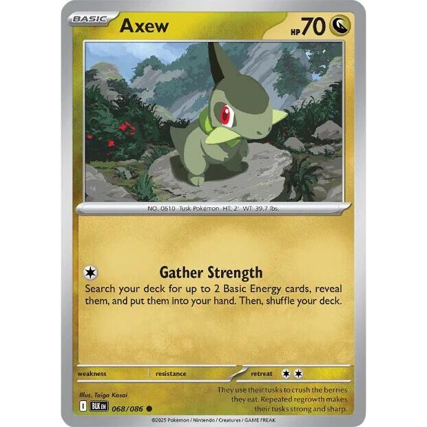 Axew [BLK - 068/086]