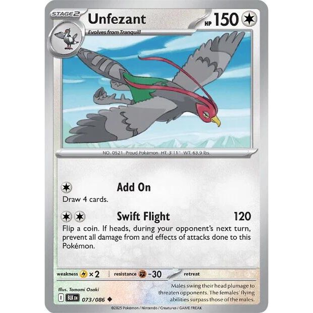 Unfezant [BLK - 073/086]